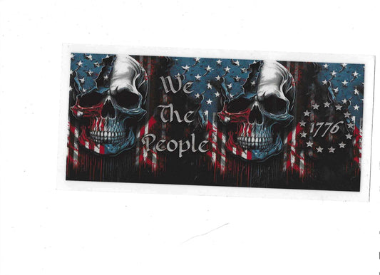 we the people 16oz tumbler snow globe